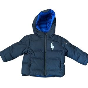 Polo Ralph Lauren Kids Puffer Jacket - Dark Blue